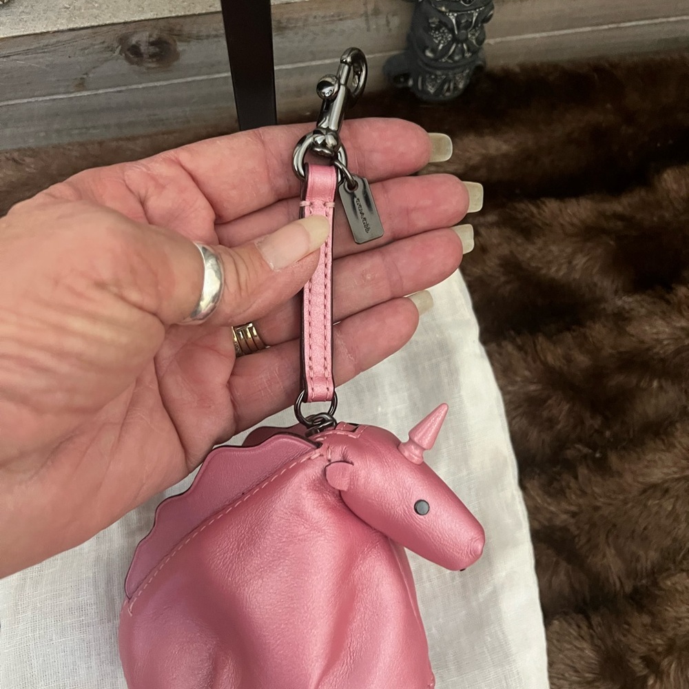 Coach Unicorn Coin Case - Picture 2 of 8